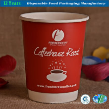 Double Wall Paper Cup para café quente